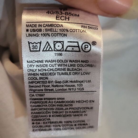 Banana Republic Swiss Dot Light Blue Off the Shoulder Midi Dress Size XS, Belted - Picture 6 of 7